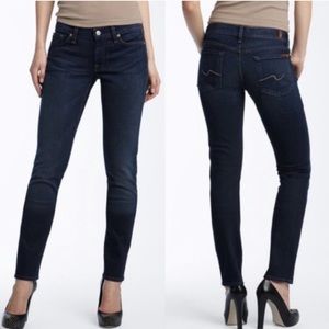 7 for all mankind Gwenevere mid rise slim jeans
